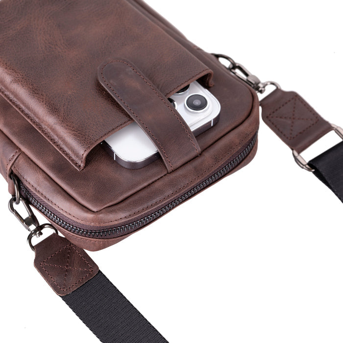 TORANATA - Ajo Leather Crossbody Bag – Genuine Leather Purse