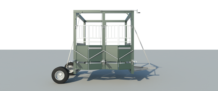 Two Horse Race Track Starting Gate Plans - DIY Starting Barriers For Training Sports