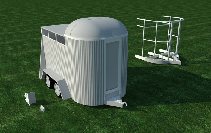 Two Horse Trailer Plans DIY Large Animal Transport Vehicle Build Your Own