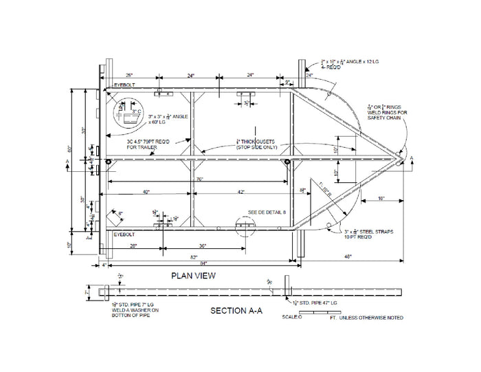 Two Horse Trailer Plans DIY Large Animal Transport Vehicle Build Your Own