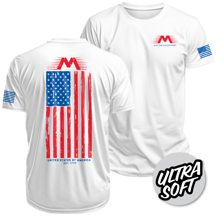 White Freedom Shirt (District Material)