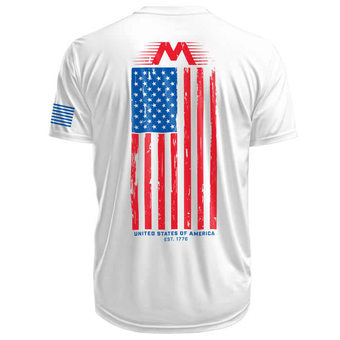 White Freedom Shirt (District Material)