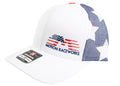 White Stars and Stripes Hat