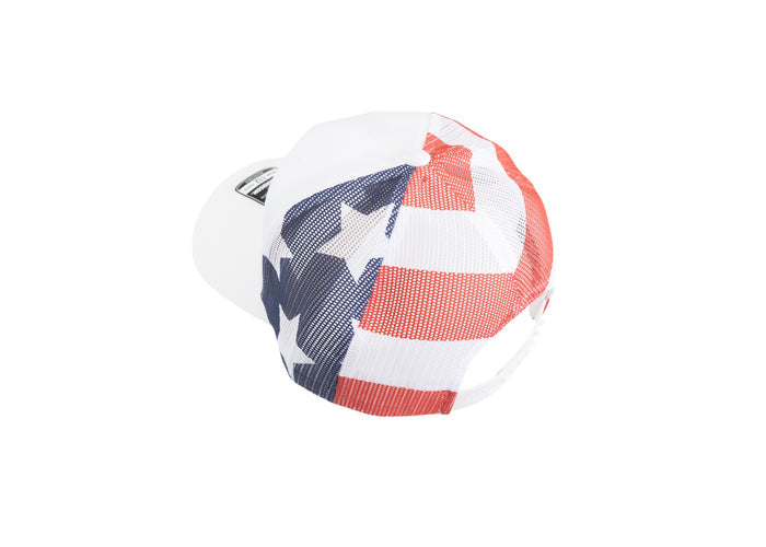 White Stars and Stripes Hat