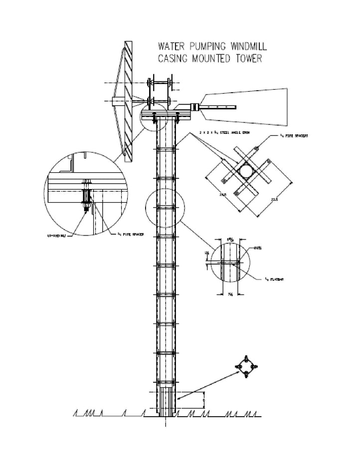 Windmill Water Aerator DIY Plans - Alternative Energy Wind Power Generator Antenna