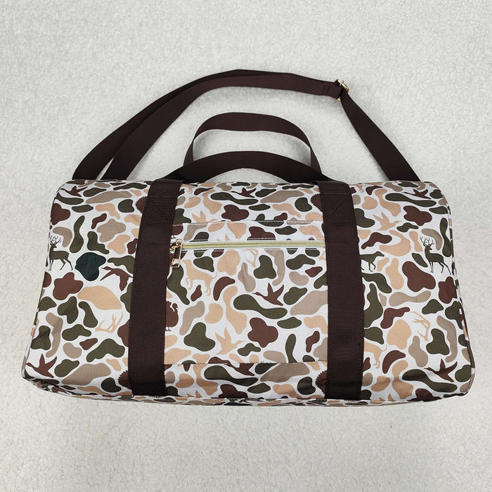 Women Camouflage Deers Hunting Duffle Gym Bags