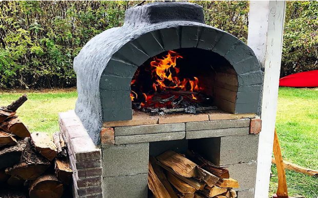 Wood Fired Pizza Oven Plans DIY Outdoor Cooking Pizza Patio Party Ribs Backyard Woodfired