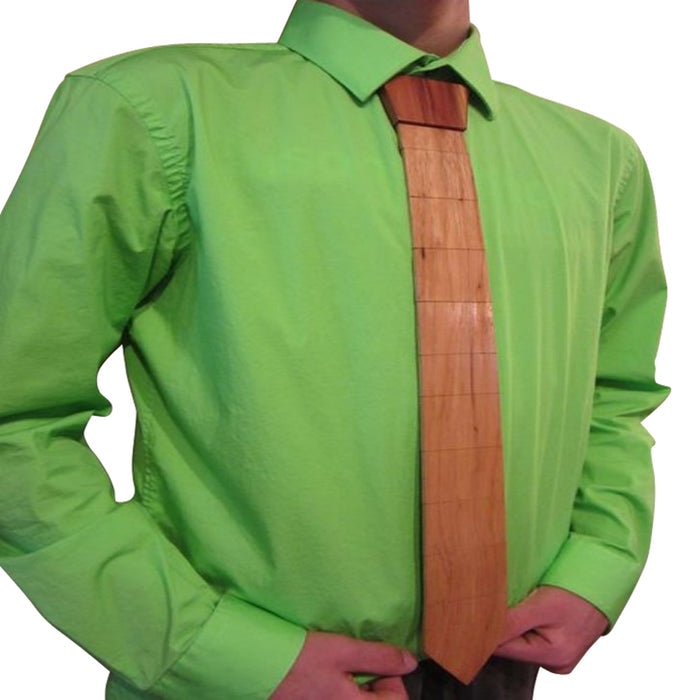 Wooden Tie Necktie DIY Plans - No need to tie the tie - Build Your Own